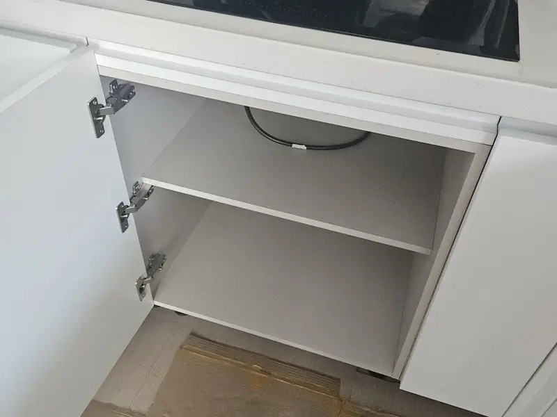 식기세척기 철거 후 수납장 복원 싱크대 하부장 맞춤제작