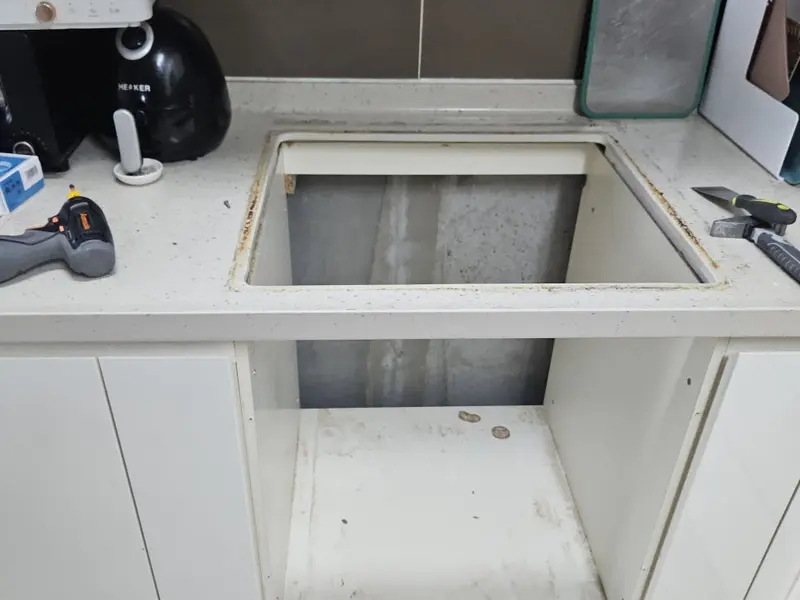 목동 가스오븐 철거 빌트인 제거 후 주방 공간 정리